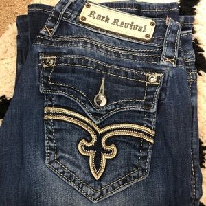 Rock revival boot cut jeans size 28